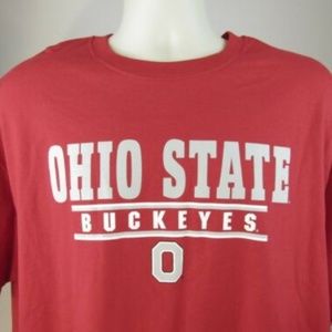 OHIO STATE BUCKEYES RED T-SHIRT SZ: XL